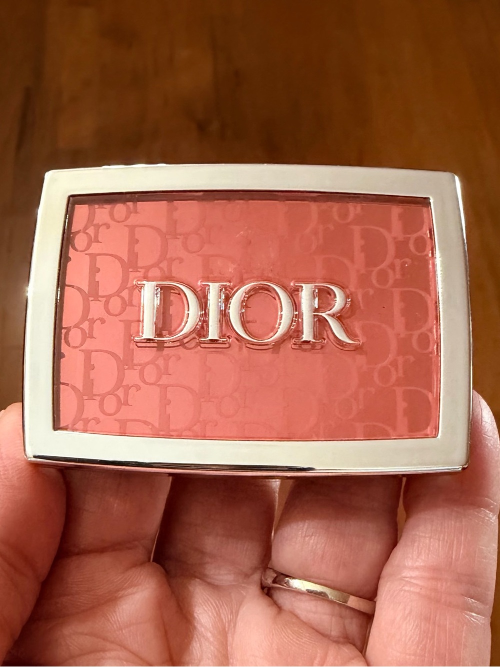 Dior Rosy glow powder blush in shade 012 Rosewood.